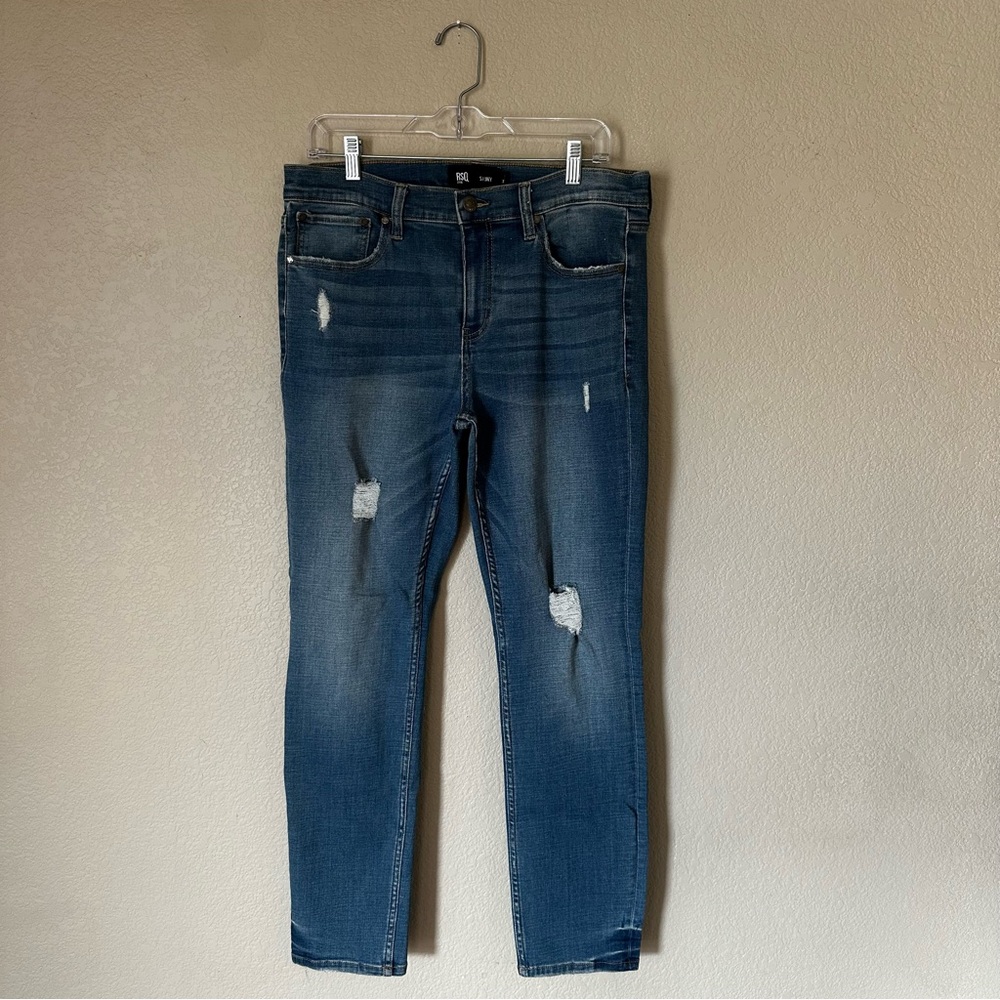 Men’s RSQ Distressed Skinny Jeans 33x32